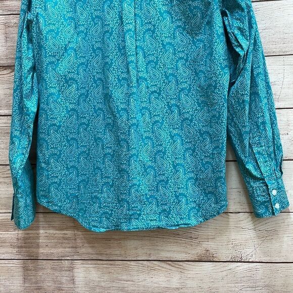 WRANGLER GEORGE STRAIT‎ SHIRT IN TURQUOISE - Picture 7 of 7
